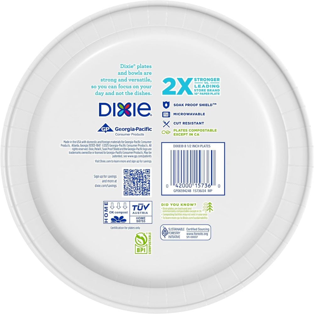 Dixie Medium Paper Plates - Image 9