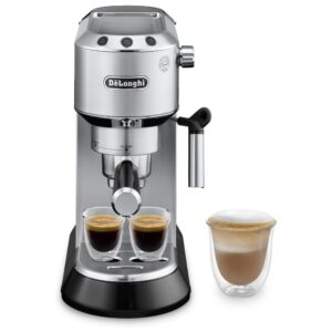 De’Longhi Dedica Espresso Machine with Manual Milk Frother