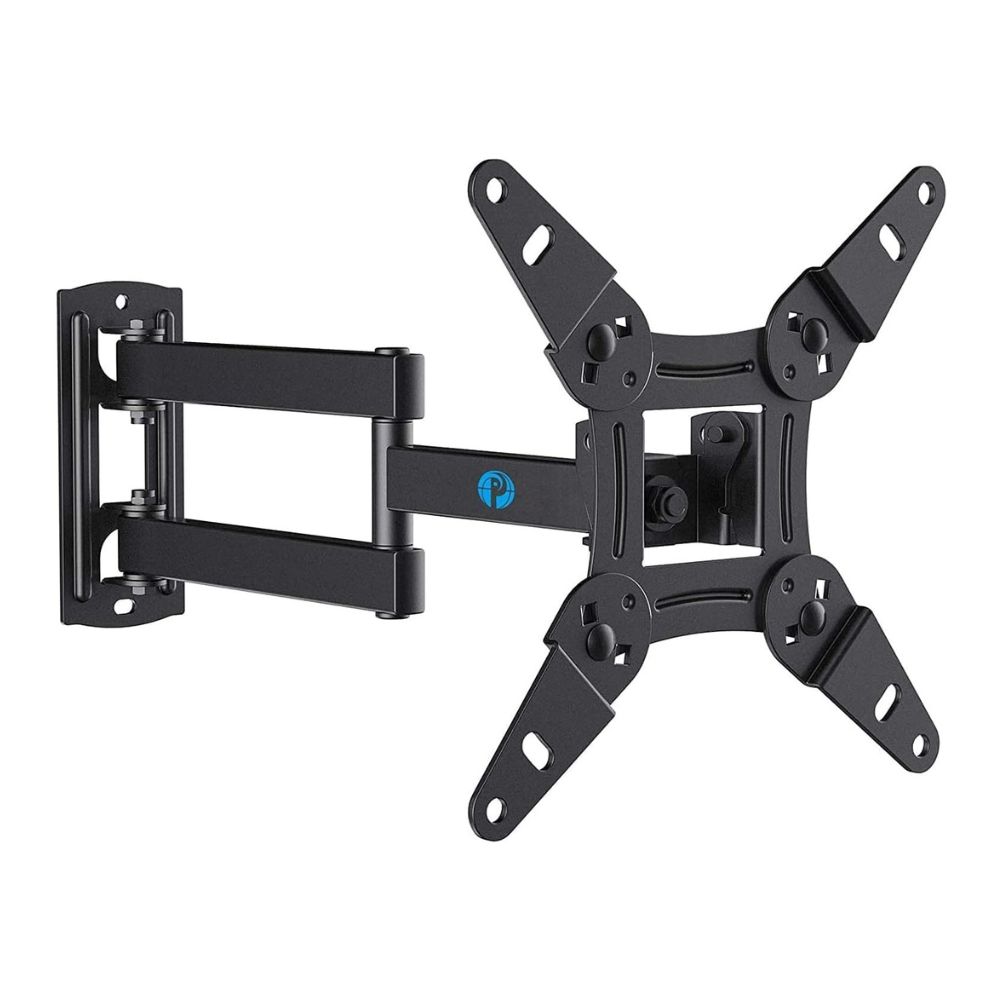 Pipishell Full Motion TV Wall Mount for Echo Show 21/15 and 13-43 Inch Flat Curved Screen TVs & Monitors