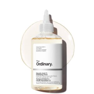 The Ordinary Glycolic Acid 7% Exfoliating Toner, Brightening Toner for Smoother & More Even-Looking Skin