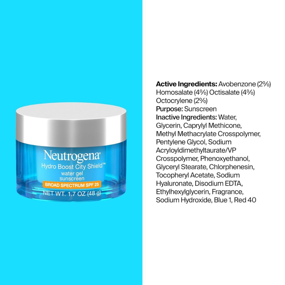 Neutrogena Hydro Boost City Shield Water Gel Face Moisturizer - Image 8