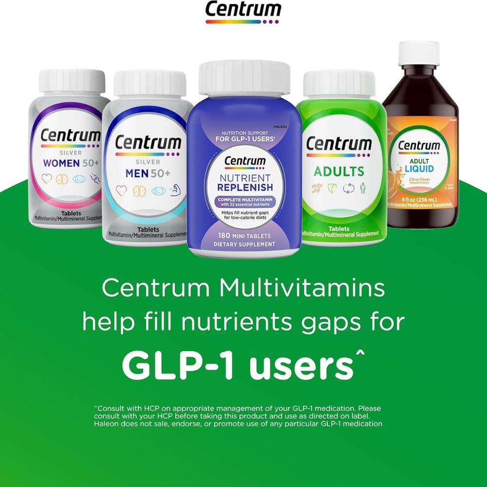 centrum multivitamins help fill nutrientss gaps for glp 1 users