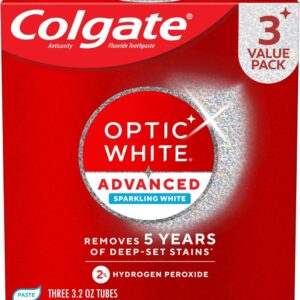 colgate optic white advanced hydrogen peroxide toothpaste