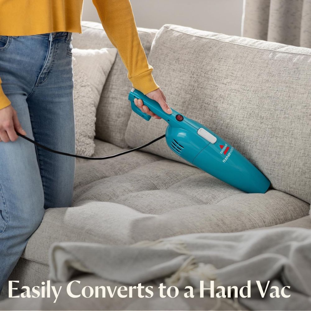 easily converts to a hand vac