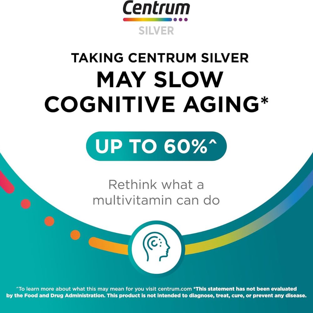 taking centrum silver may slow congnitive aging
